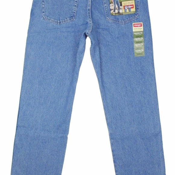 Wrangler Original Men's Jeans I Five Star Regular 100% Cotton Fit Jeans - Picture 8 of 12